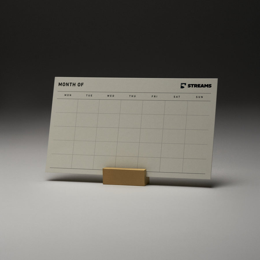 Monthly Calendar Card Refills