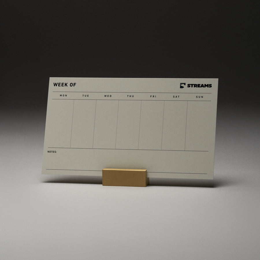 Weekly Planner Card Refills