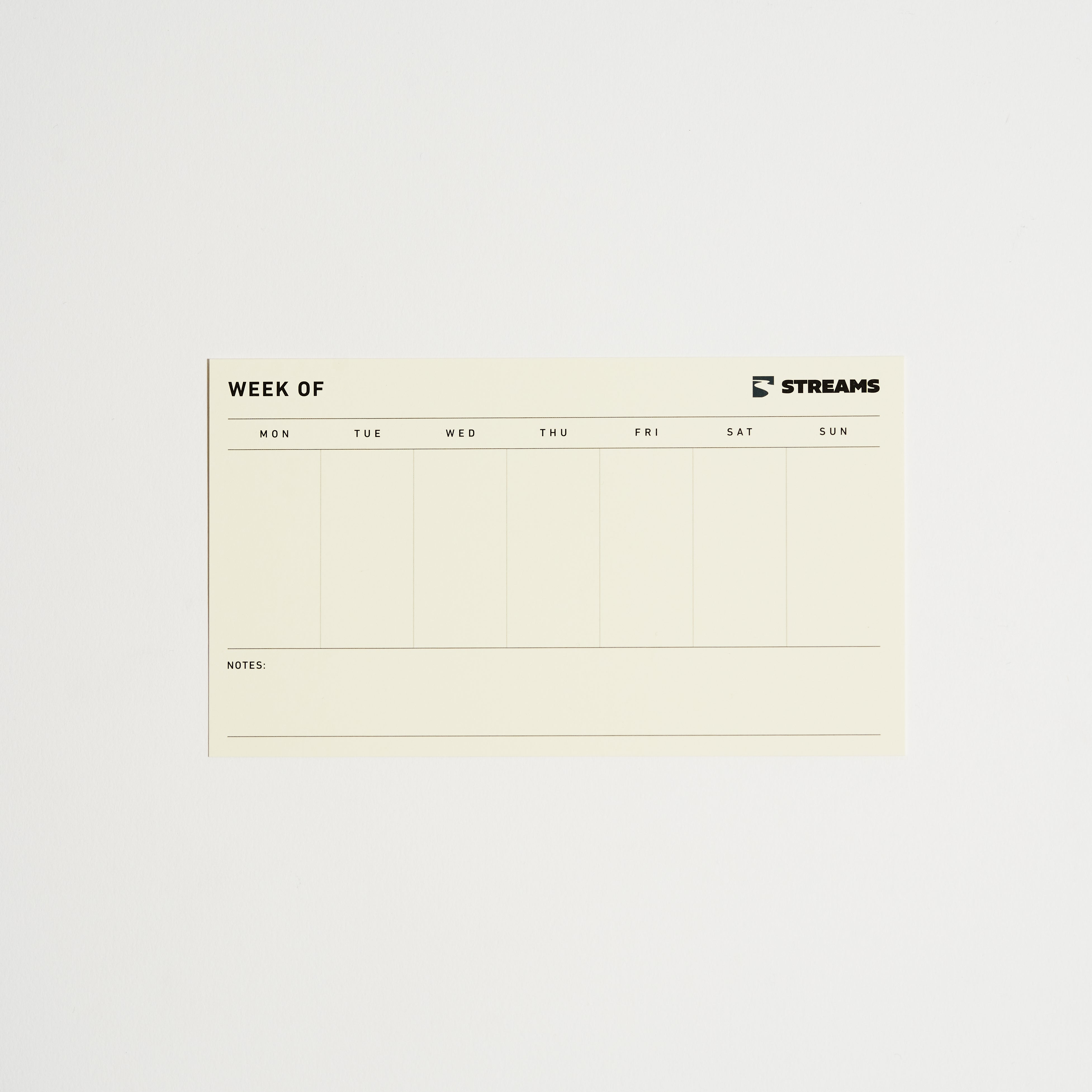 Planner Cards with Solid Brass Cardholder