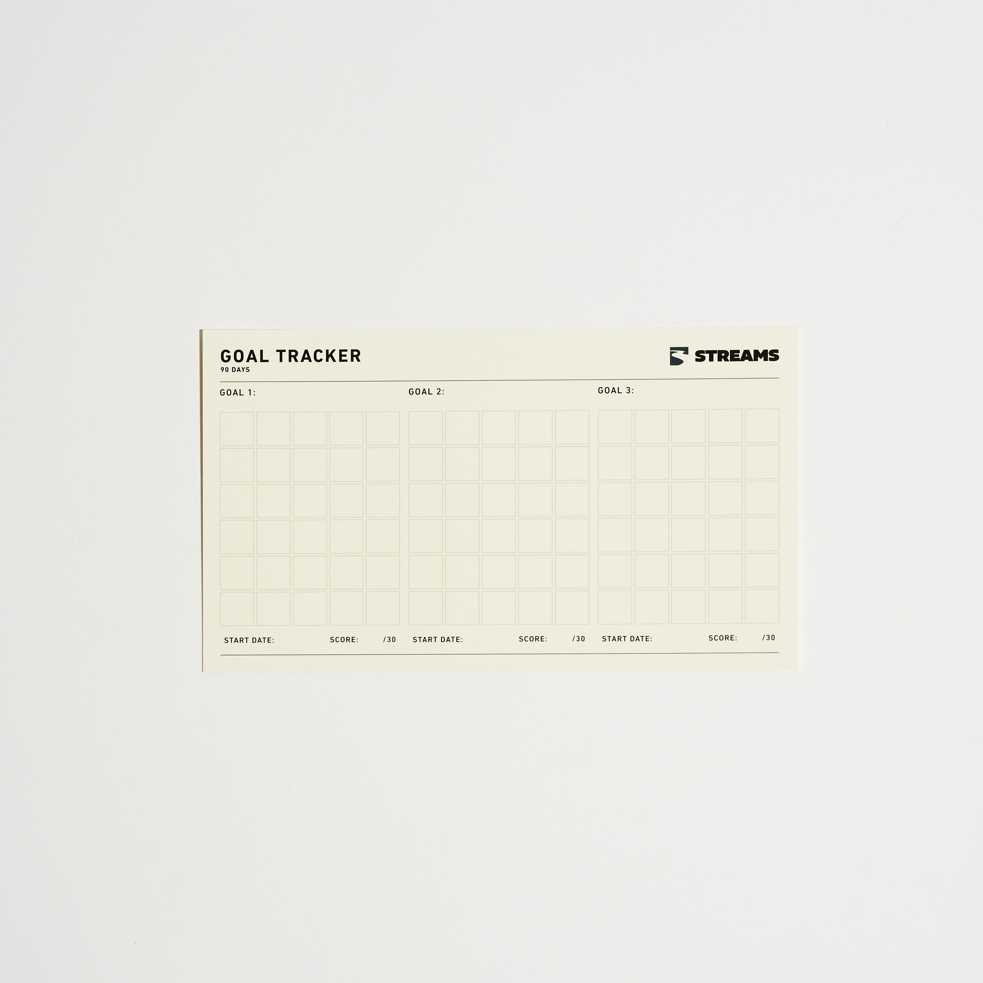 Planner Cards with Solid Brass Cardholder